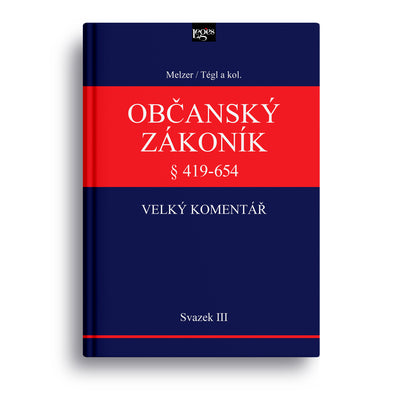 Občanský zákoník III. svazek