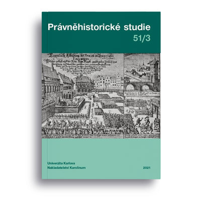 Právněhistorické studie č. 51/3